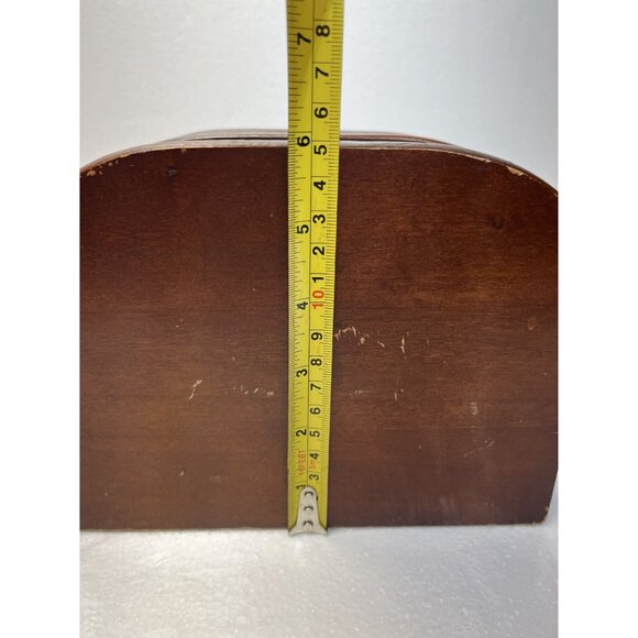 VTG PBHA Dark Wood‎ Letter Sorter With Drawer Desk Organizer MCM - Picture 10 of 10